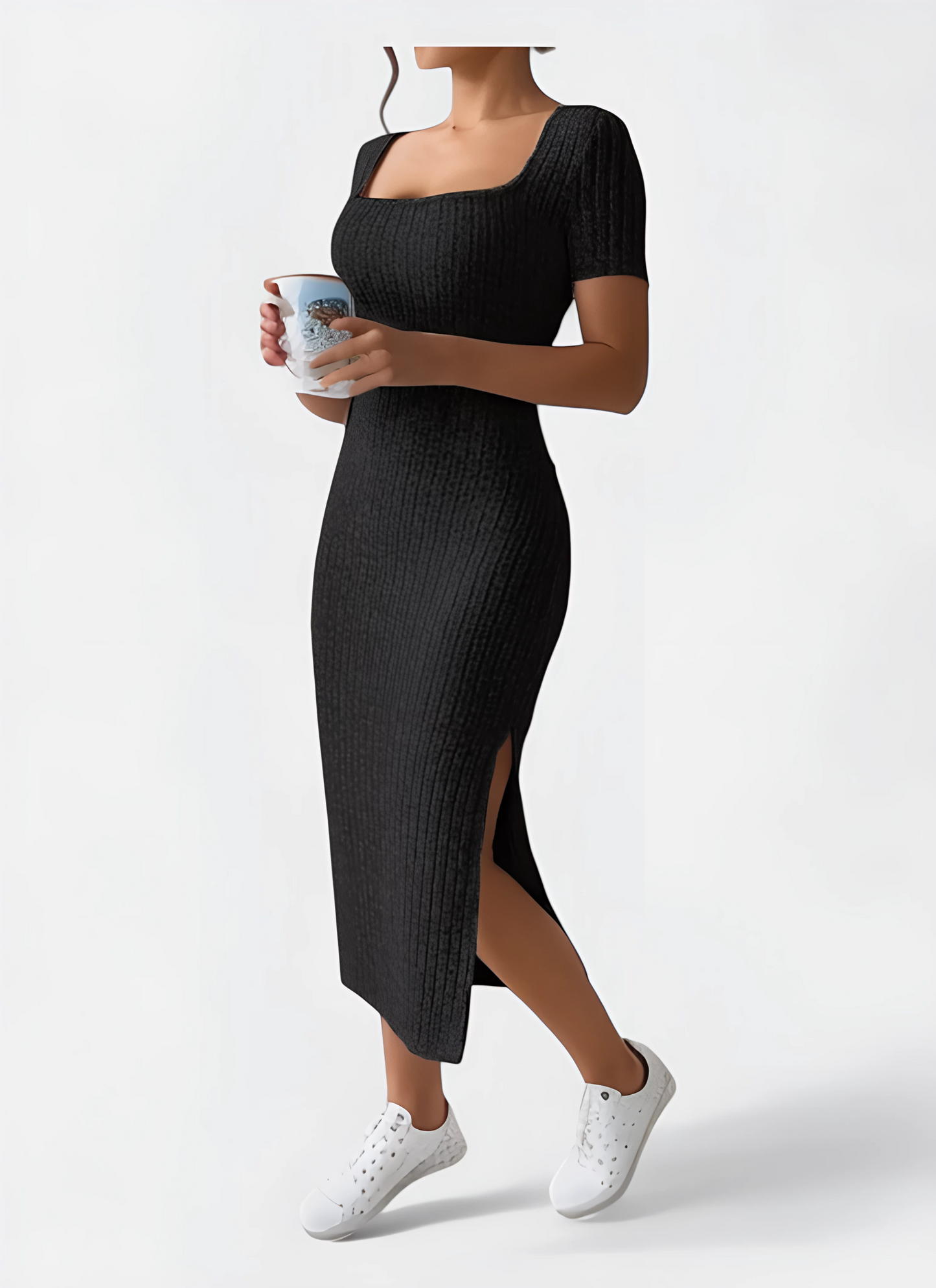 Classic Summer Square Dress