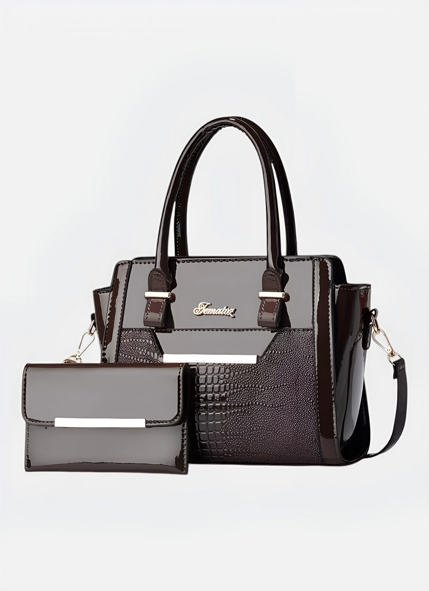 Saleni Handle Bag and Wallet Set