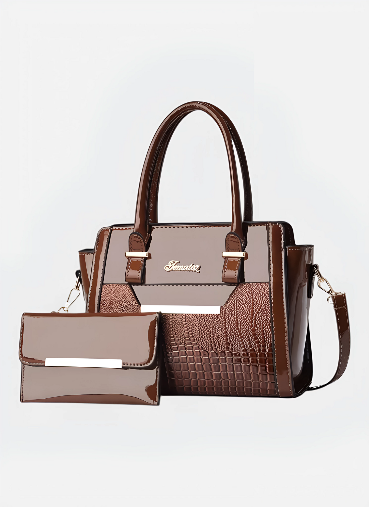 Saleni Handle Bag and Wallet Set