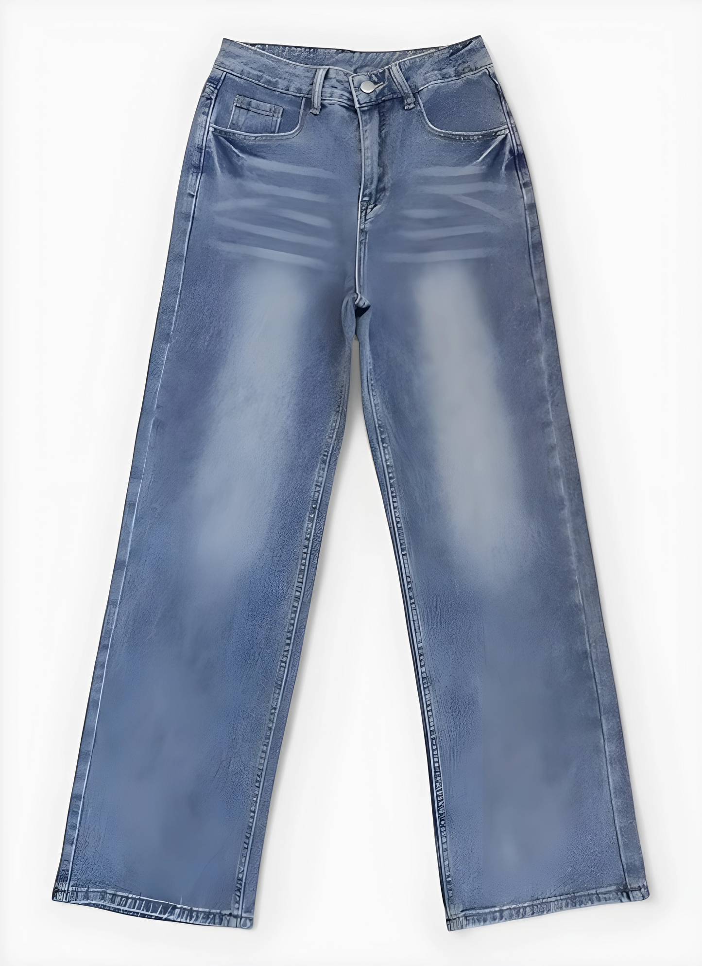 Saleni Wide-Leg Denim Jeans