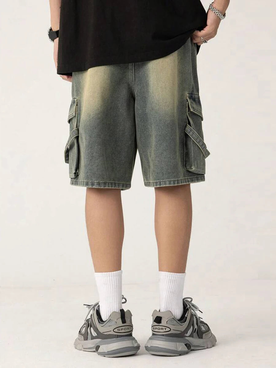 Saleni Pocket Denim Shorts