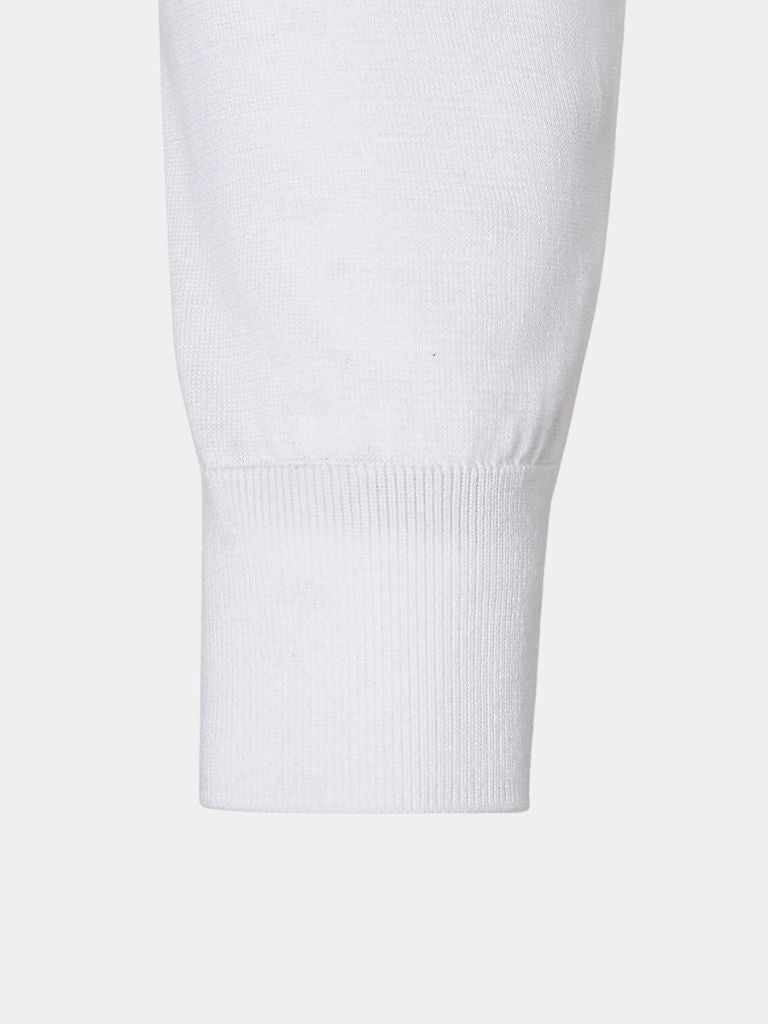 Ivory Elite Long Sleeve Polo