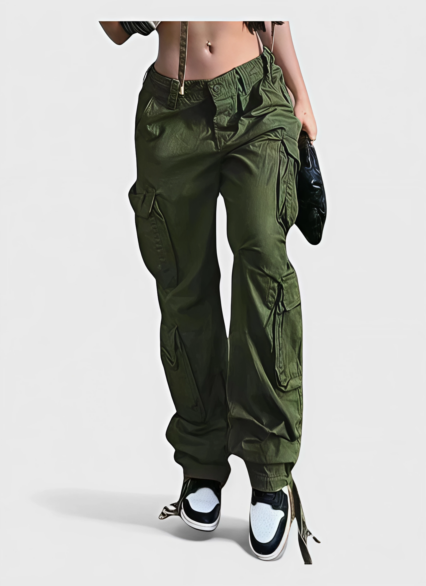 Saleni Hip Hop Style Denim Pants