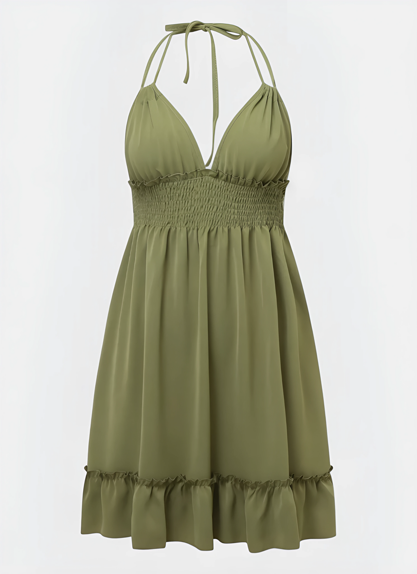 Boho Bloom V-Neck Dress