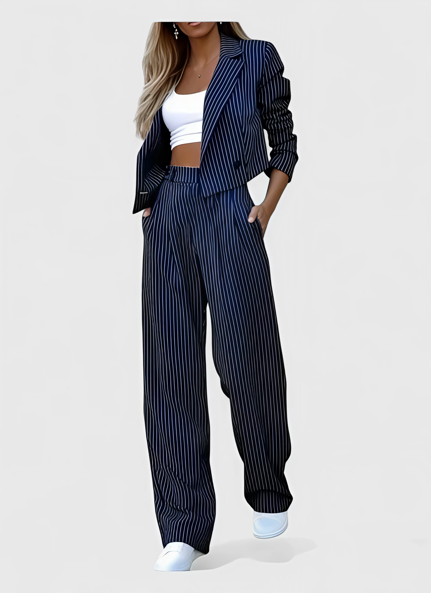 Saleni Blazer and Pants Suit