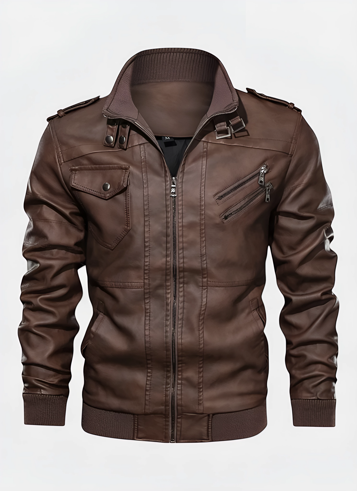 Saleni PU Leather Jacket