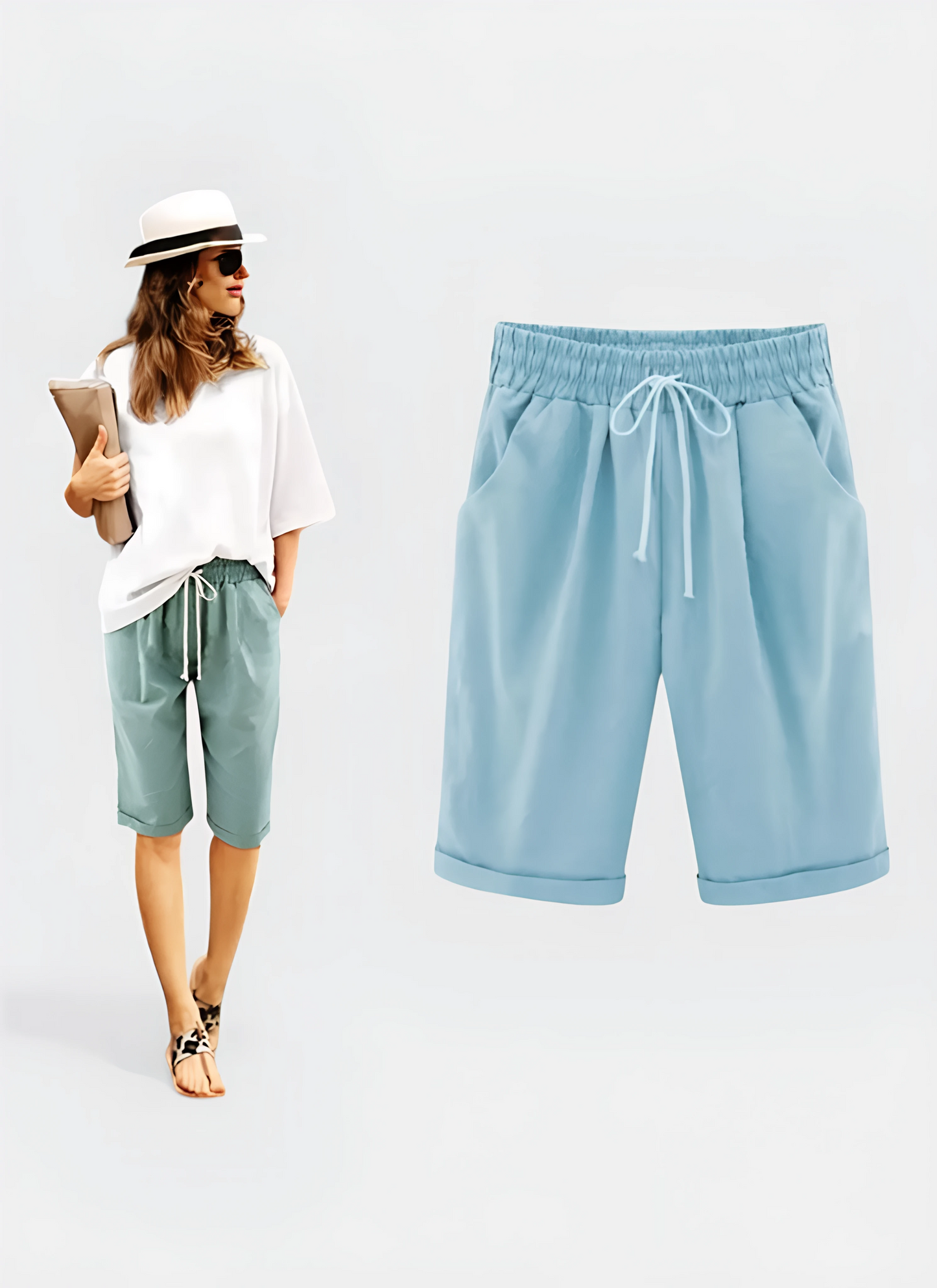 Saleni Knee-Length Shorts