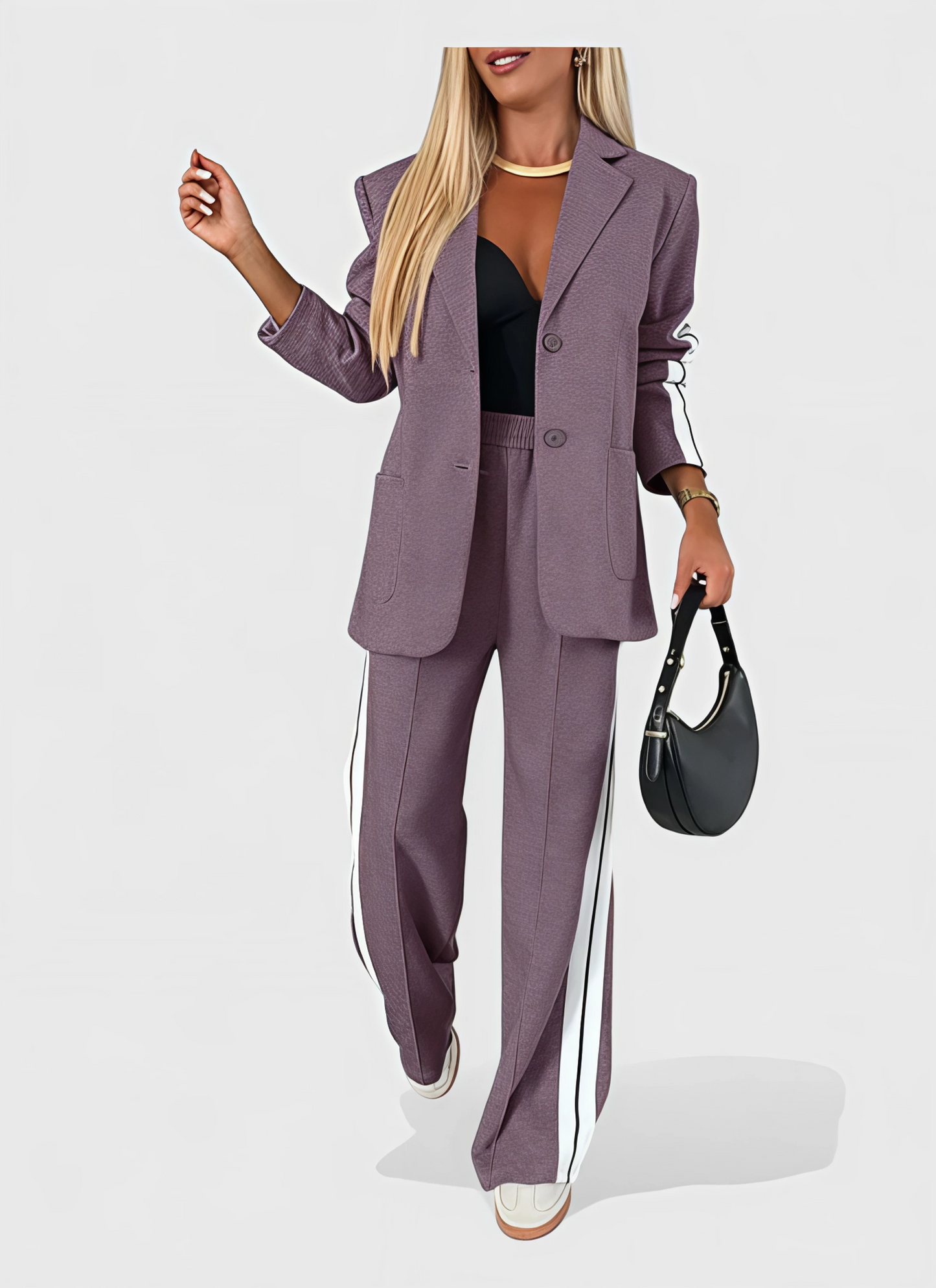 Saleni Blazer and Pants Suit