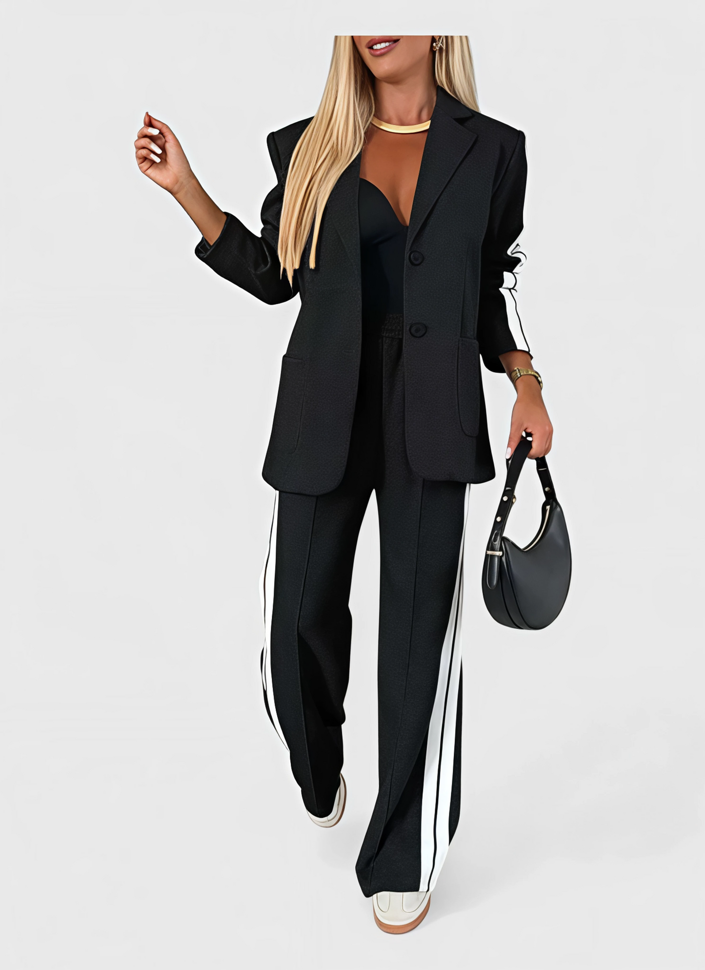 Saleni Blazer and Pants Suit
