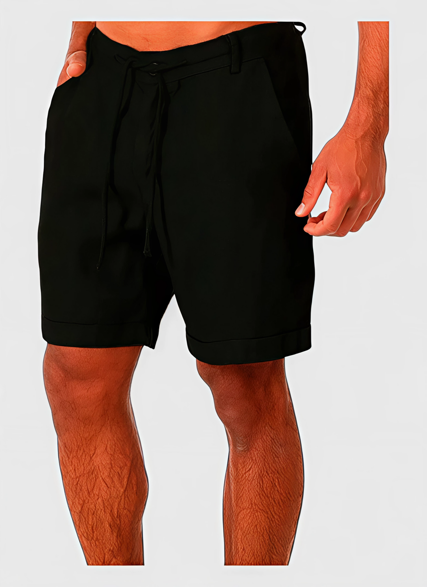 Saleni Cargo Cotton Zipper Shorts