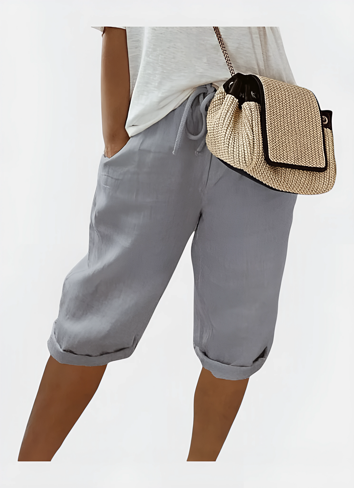 Saleni Knee-Length Vintage Pants