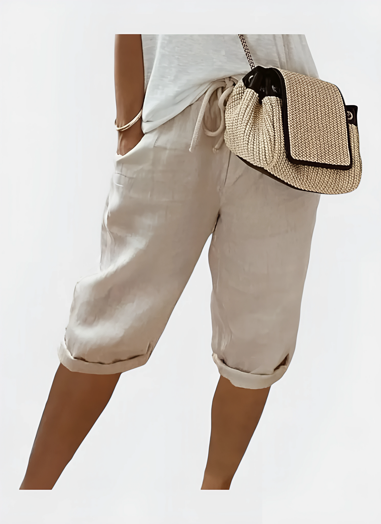 Saleni Knee-Length Vintage Pants