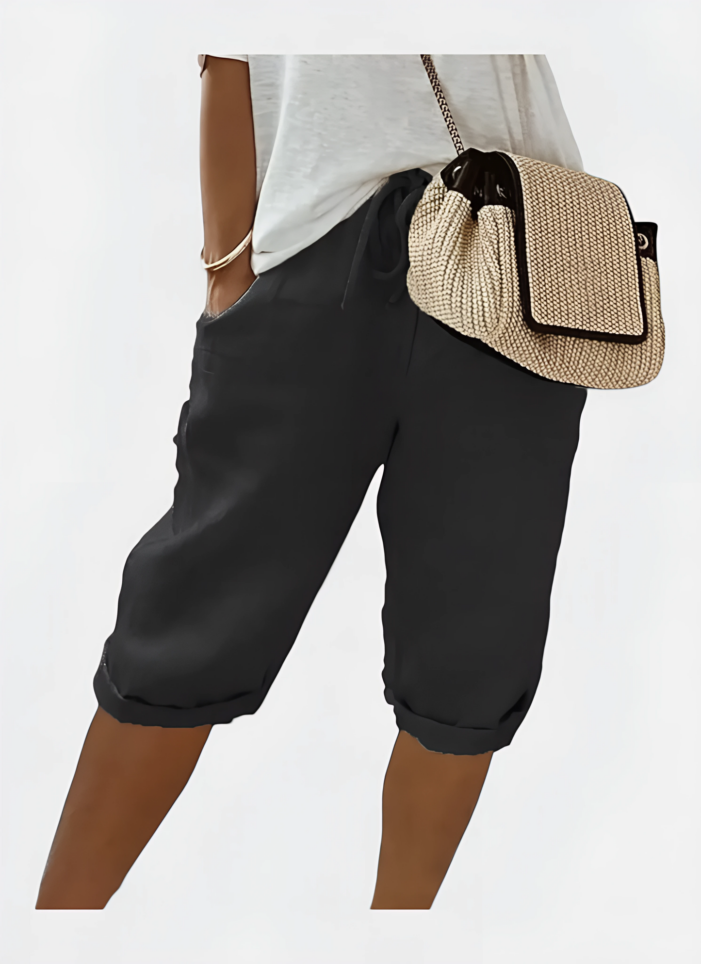 Saleni Knee-Length Vintage Pants