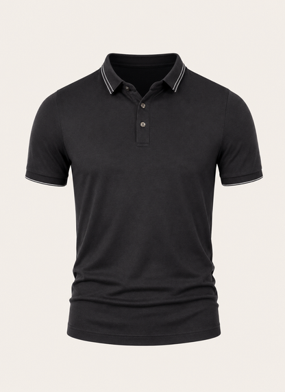Obsidian Knit Polo