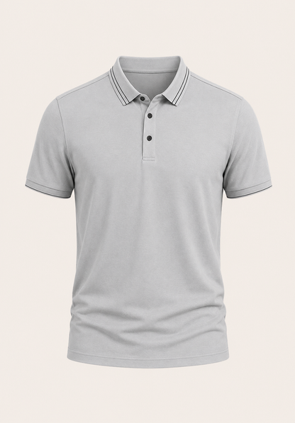 Obsidian Knit Polo