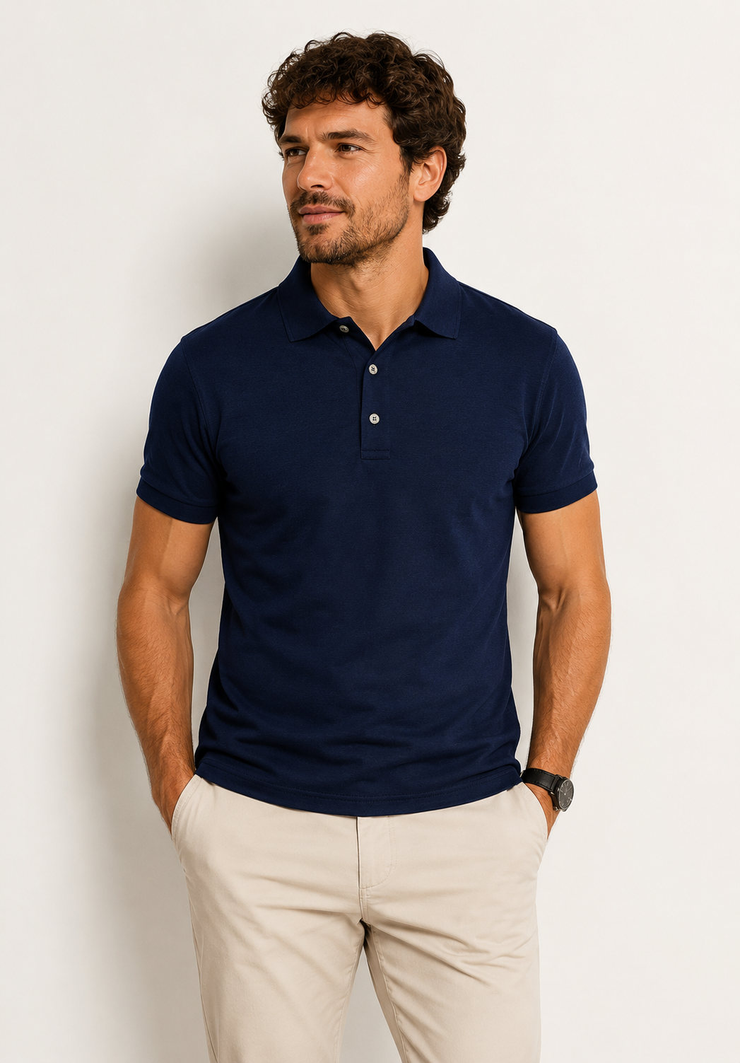 Navy Windsor Polo