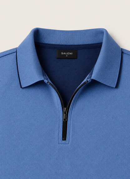 Azurre Quarter Zip Polo