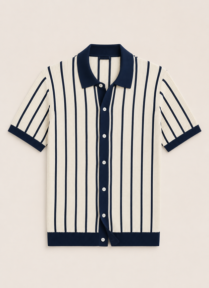 Riviera Frame Knit Polo