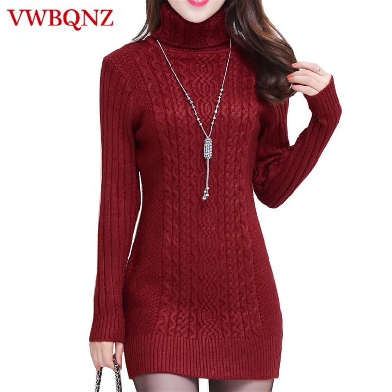 2025 autumn/winter turtleneck warm sweaters slim