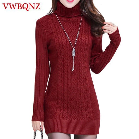 2025 Autumn/Winter Turtleneck Warm Sweaters Slim