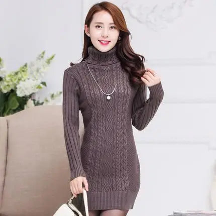 2025 autumn/winter turtleneck warm sweaters slim