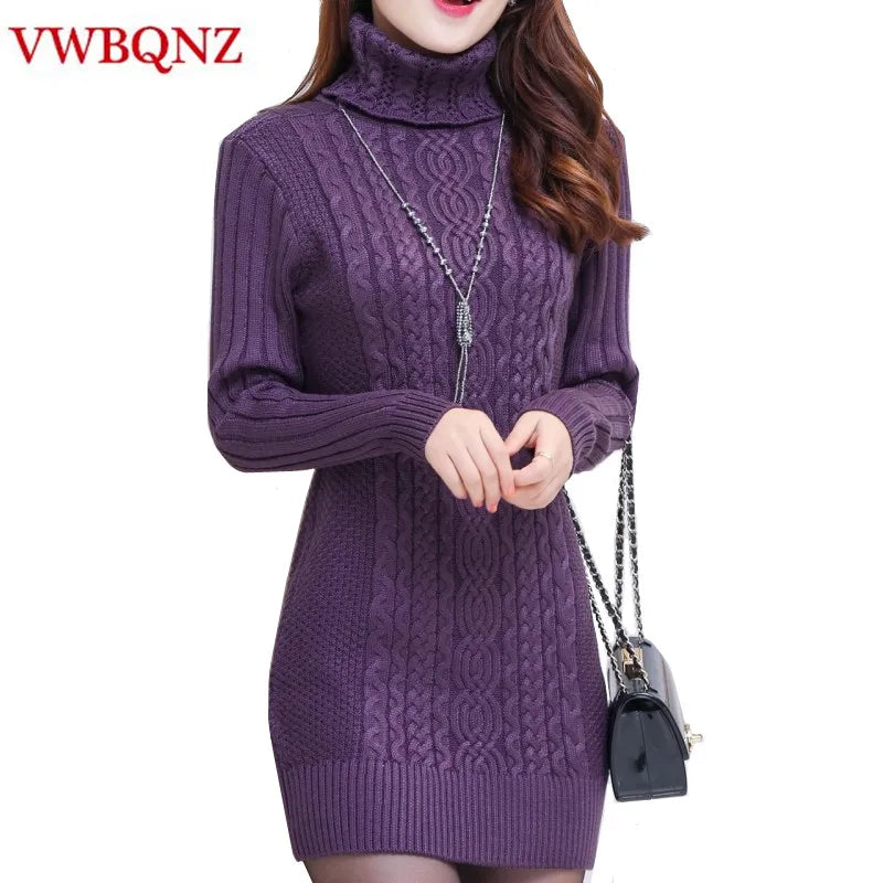 2025 autumn/winter turtleneck warm sweaters slim