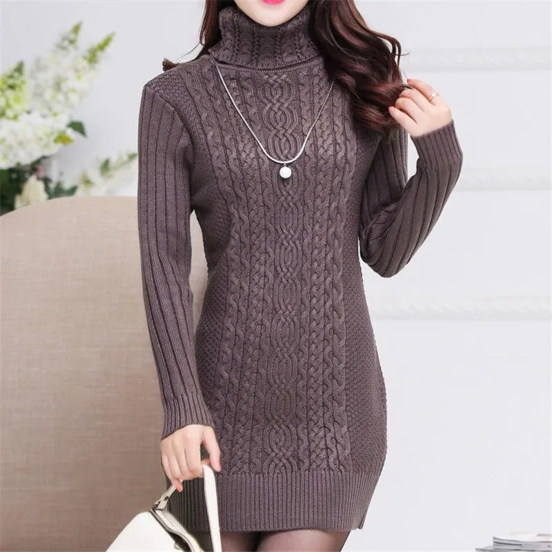 2025 autumn/winter turtleneck warm sweaters slim