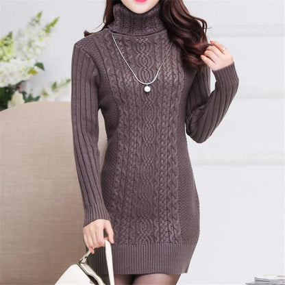 2025 Autumn/Winter Turtleneck Warm Sweaters Slim