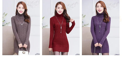 2025 Autumn/Winter Turtleneck Warm Sweaters Slim