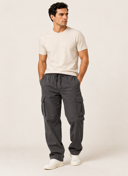 Relaxed Fit Cargo Trousers