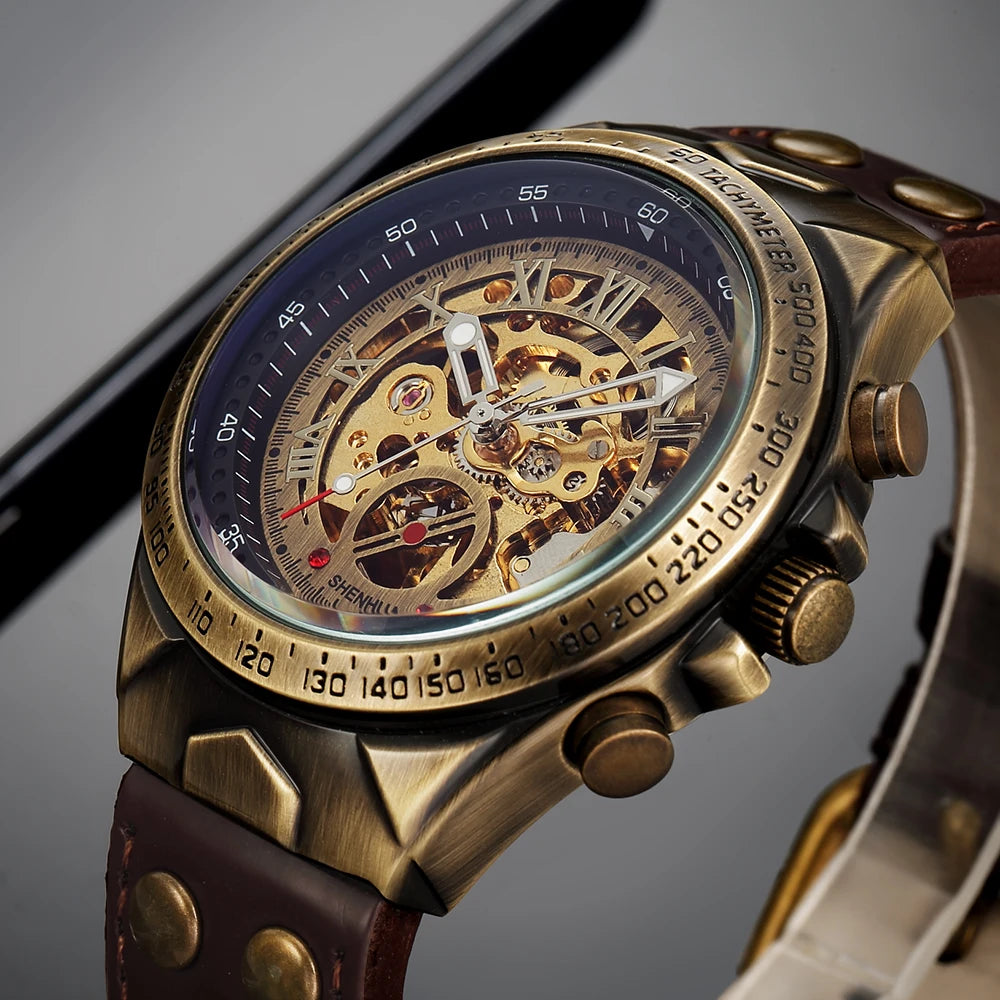 luxury automatic mechanical watch tourbillon