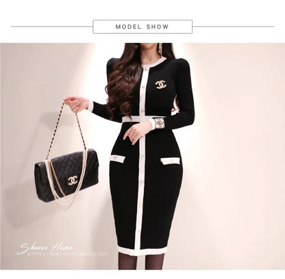 2025 Dress Women Autumn/winter  Korean-style