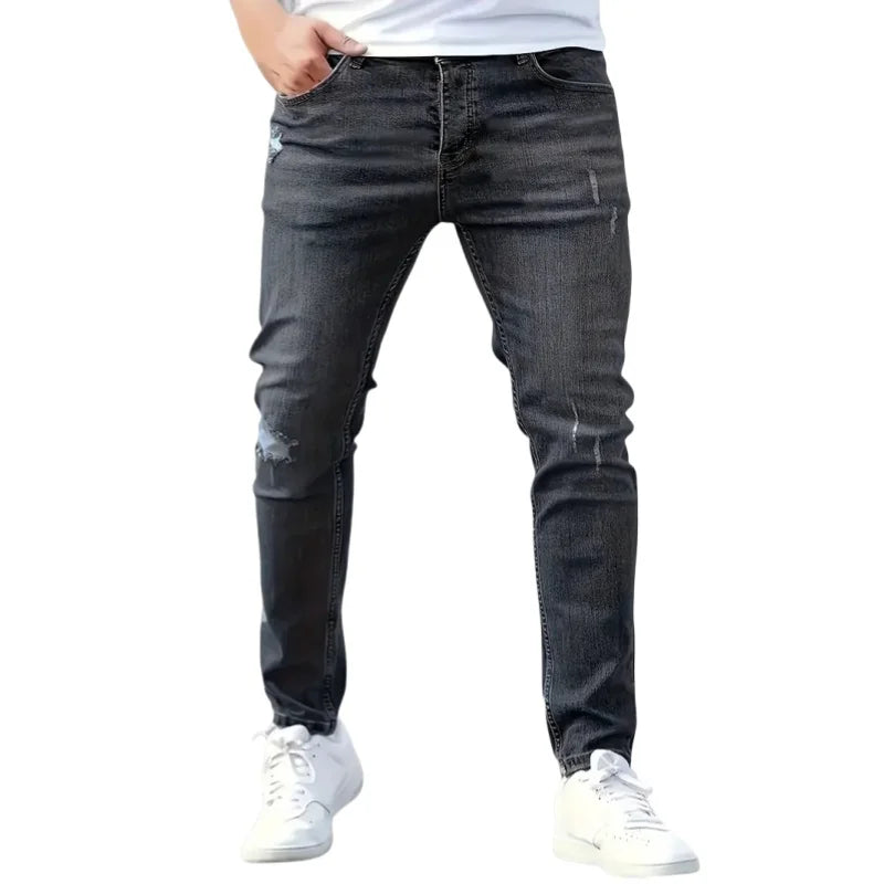 casual skinny pants stretch denim