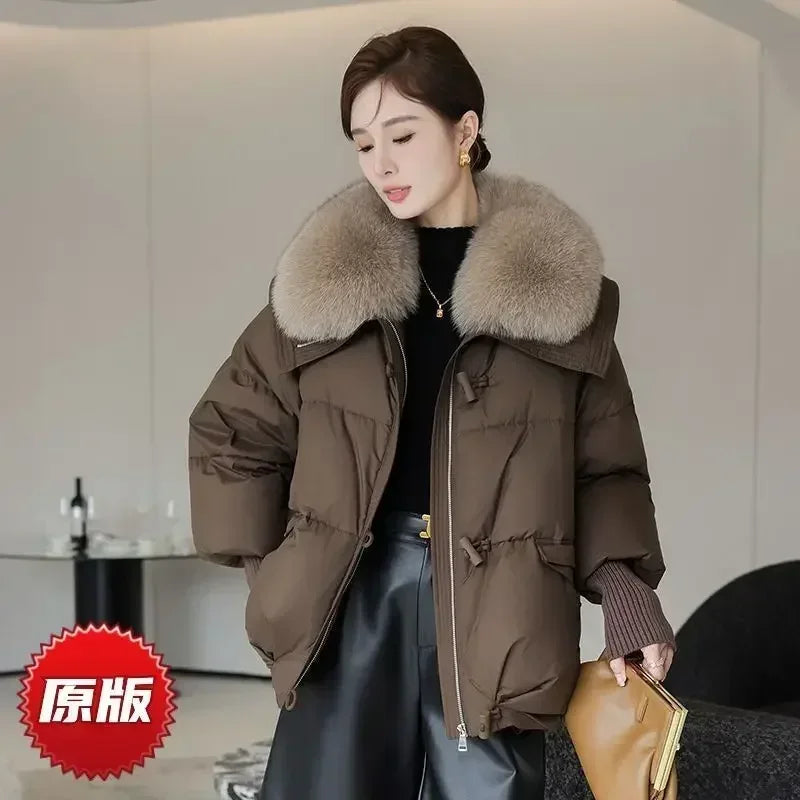 2025 winter brown down jacket