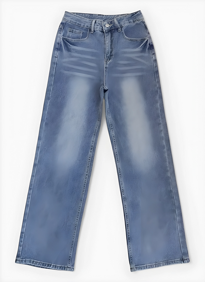 Saleni Wide-Leg Denim Jeans