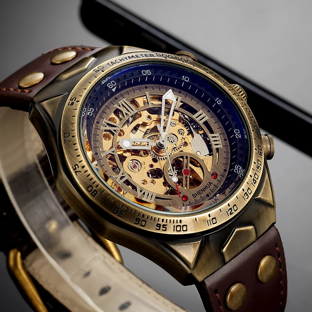 luxury automatic mechanical watch tourbillon