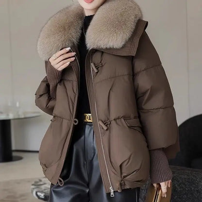 2025 Winter Brown Down Jacket