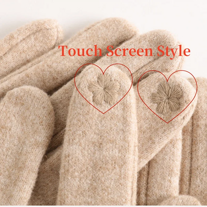 Winter Cashmere Touch Screen Gloves