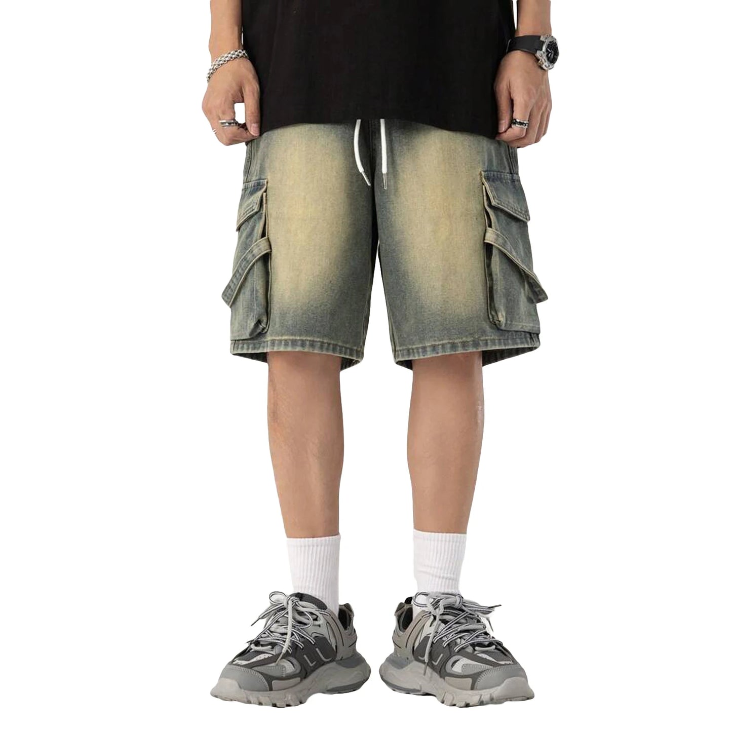 Saleni Pocket Denim Shorts