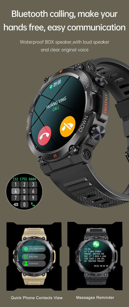 Smart Watch Mevaden 1.39 Inch HD Bluetooth Call