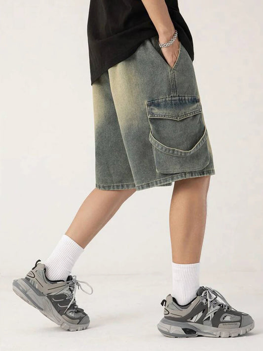 Saleni Pocket Denim Shorts