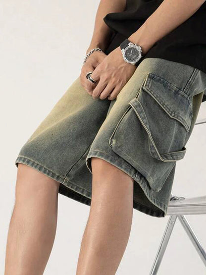 Saleni Pocket Denim Shorts