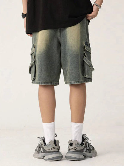 Saleni Pocket Denim Shorts
