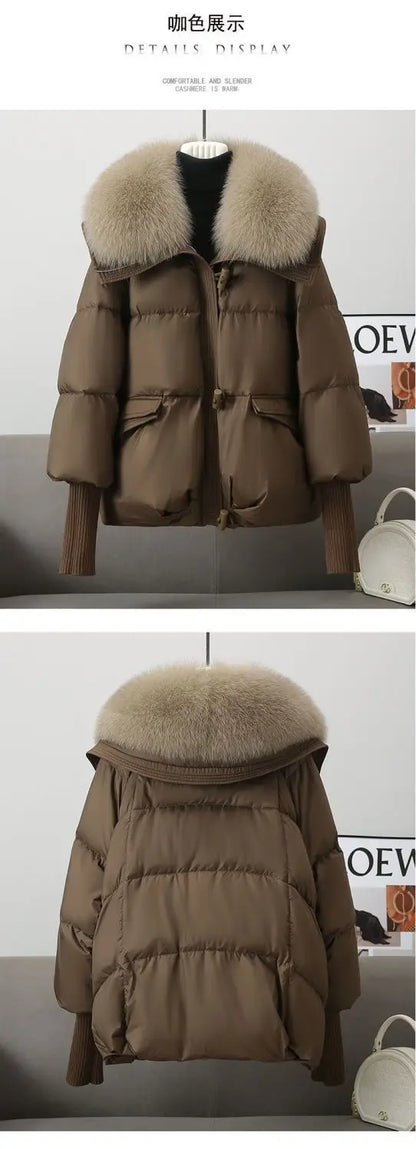 2025 Winter Brown Down Jacket