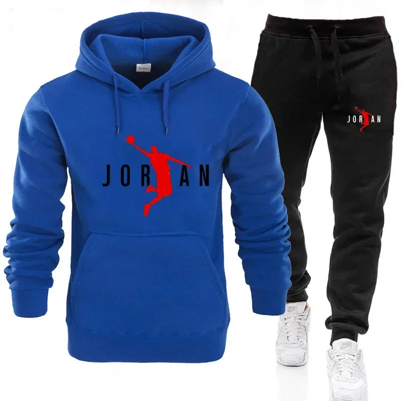 fall winter tracksuit hoodie pants 2pcs sets suit