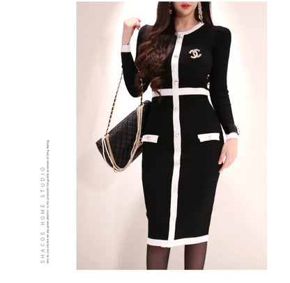 2025 Dress Women Autumn/winter  Korean-style