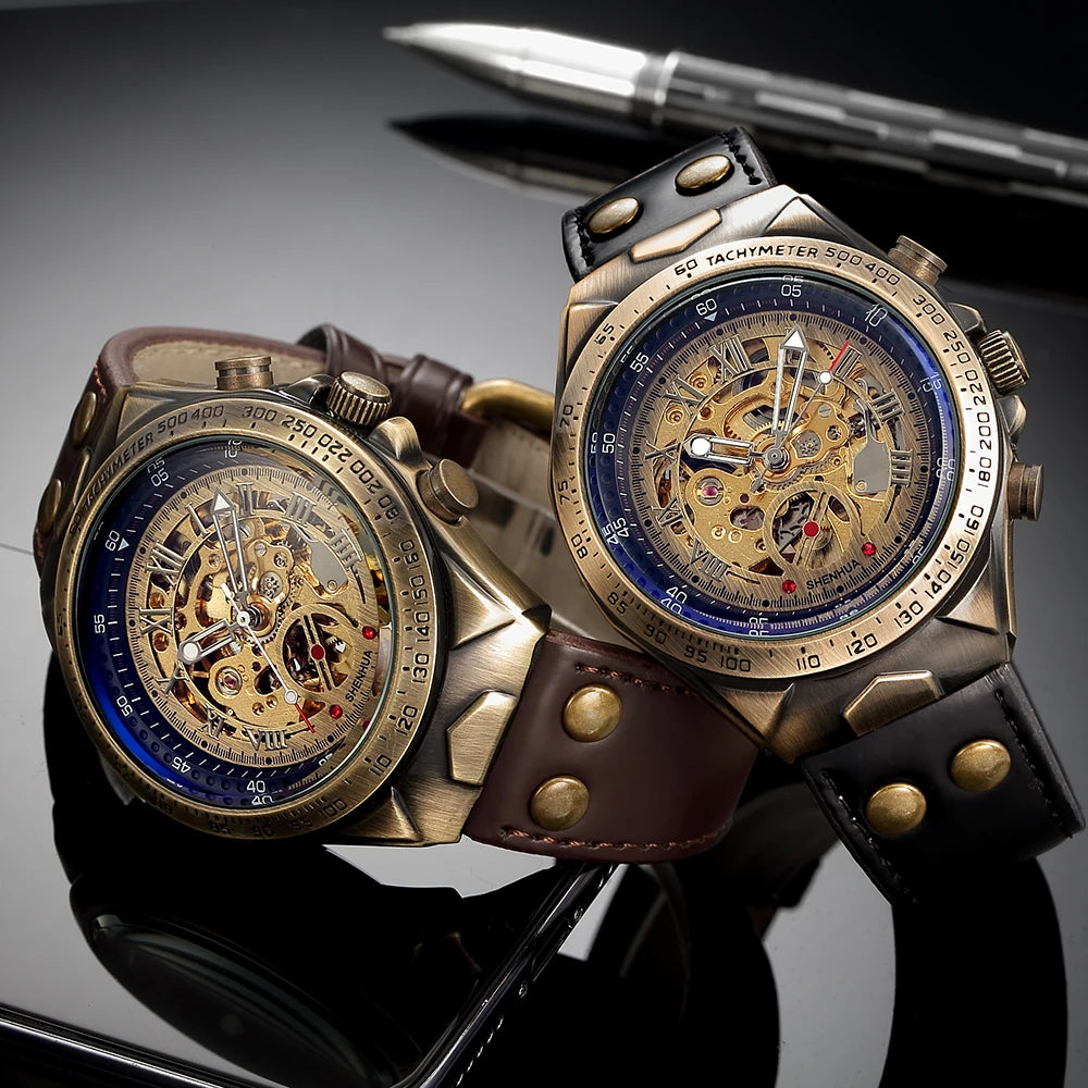 luxury automatic mechanical watch tourbillon