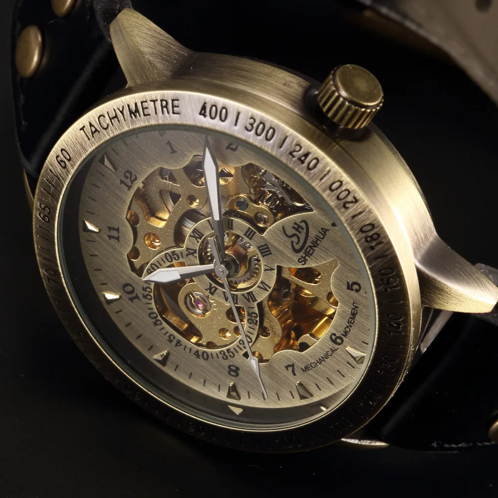 luxury automatic mechanical watch tourbillon