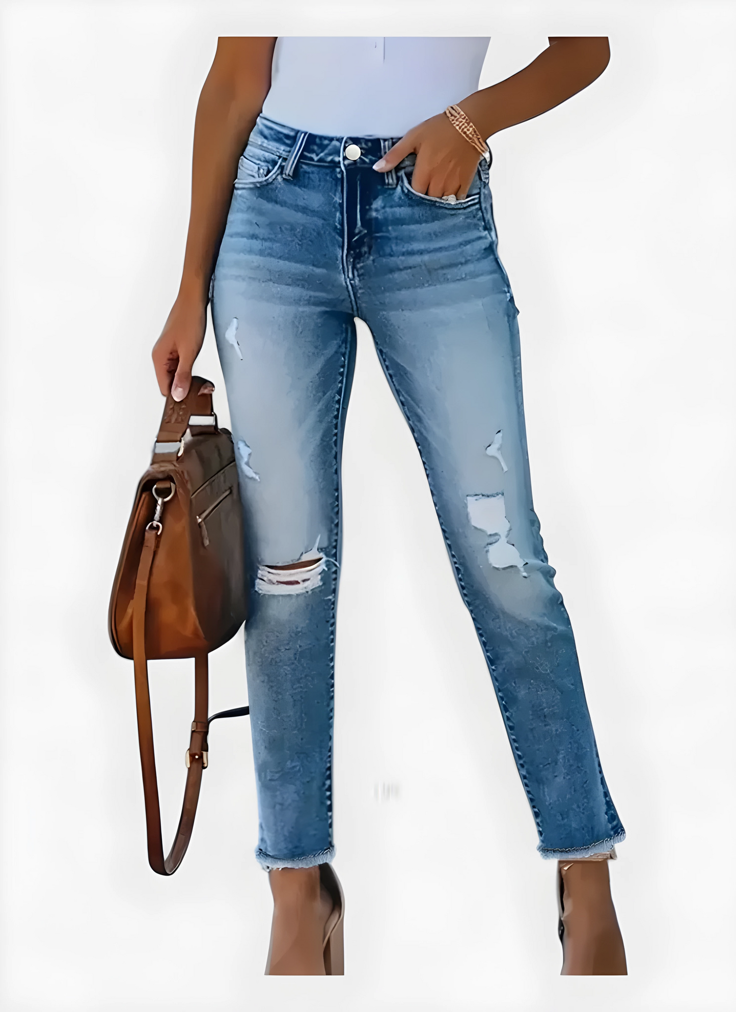 saleni skinny cropped jeans
