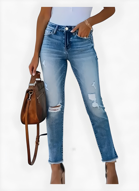 Saleni Skinny Cropped Jeans